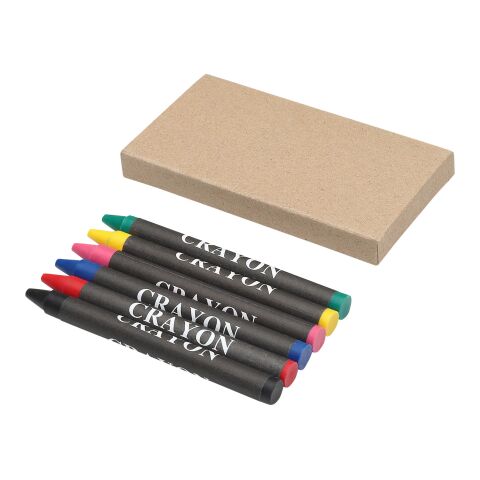 Caja de crayolas 6 piezas promocional