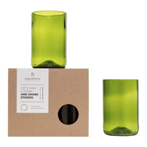 Set de vasos de 280 ml &quot;Originalhome&quot; Verde | sin montaje de publicidad