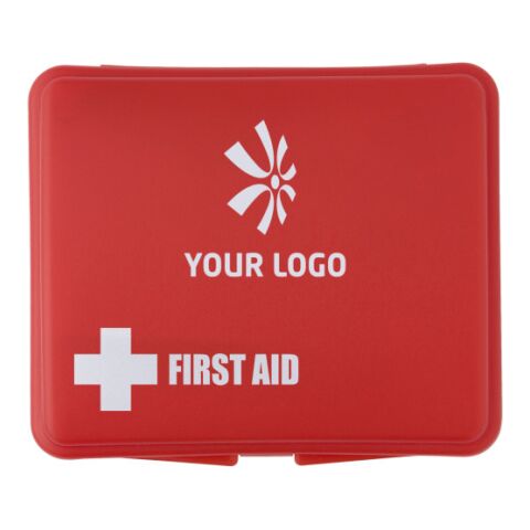 Kit de primeros auxilios. 10 piezas. rojo | sin montaje de publicidad | no disponible | no disponible