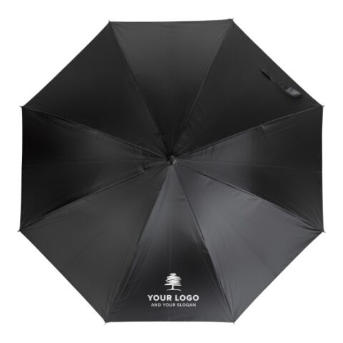 Paraguas automático plegable de poliéster (190T). negro/plata | sin montaje de publicidad | no disponible | no disponible