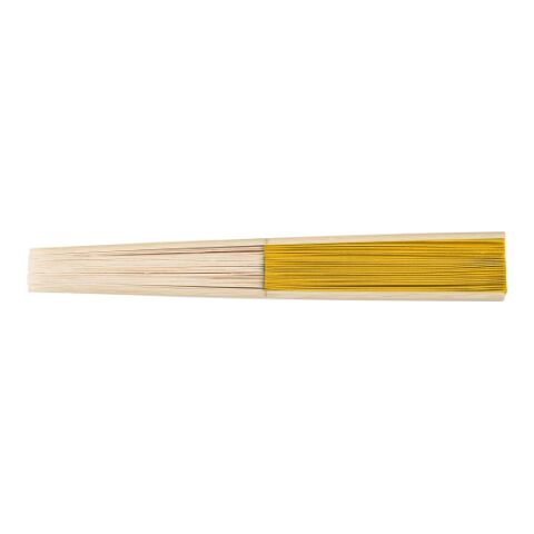 Abanico de bambú Elio amarillo | sin montaje de publicidad | no disponible | no disponible