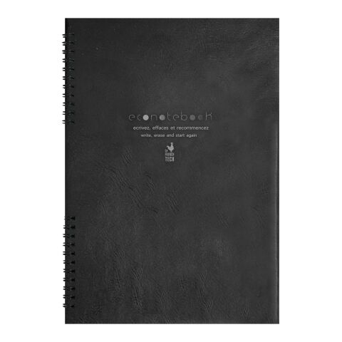 &quot;EcoNotebook NA5&quot; con cubierta de piel de poliuretano Estándar | Negro | sin montaje de publicidad | no disponible | no disponible