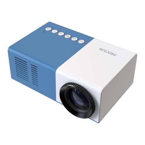 Miniproyector &quot;Prixton Cinema&quot; Estándar | Azul-Blanco | sin montaje de publicidad | no disponible | no disponible