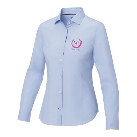 Camiseta orgánica GOTS de manga larga para mujer &quot;Cuprite&quot; Estándar | Azul claro | S | sin montaje de publicidad | no disponible | no disponible | no disponible