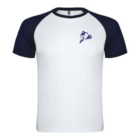 Camiseta deportiva de manga corta infantil &quot;Indianapolis&quot; Estándar | Blanco-Navy Blue | 4 | sin montaje de publicidad | no disponible | no disponible | no disponible