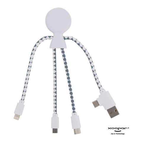 2081 | Xoopar Mr. Bio Charging cable Blanco | sin montaje de publicidad | no disponible | no disponible | no disponible