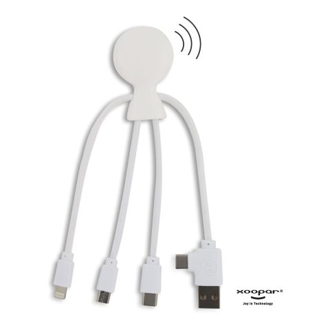 2099 | Xoopar Mr. Bio Smart Charging cable with NFC Blanco | sin montaje de publicidad | no disponible | no disponible