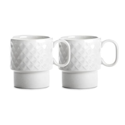 Sagaform Coffee &amp; More Taza de café 2 unidades 250ml Blanco | sin montaje de publicidad