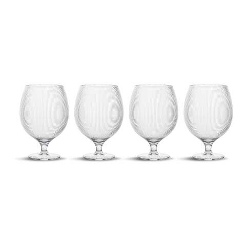 Billi set de 4 vasos de cerveza 500ml Transparente | sin montaje de publicidad