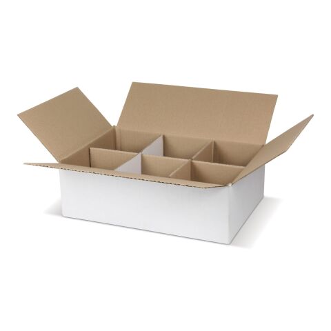 Caja de carton para 6 tazas 