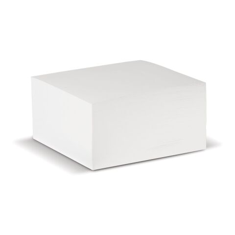 Bloque cubo 10x10x5cm FSC Blanco | sin montaje de publicidad | no disponible | no disponible | no disponible