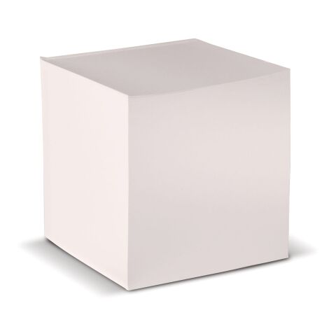 Cubo de papel reciclado 10x10x10cm Blanco | sin montaje de publicidad | no disponible | no disponible | no disponible