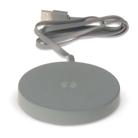 Round limestone Wireless charger 5W Gris | sin montaje de publicidad | no disponible | no disponible | no disponible