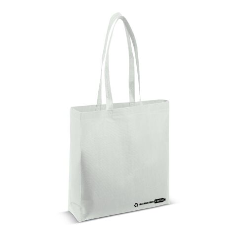 Bolsa blanca R-PET 100g/m² Blanco | sin montaje de publicidad | no disponible | no disponible | no disponible