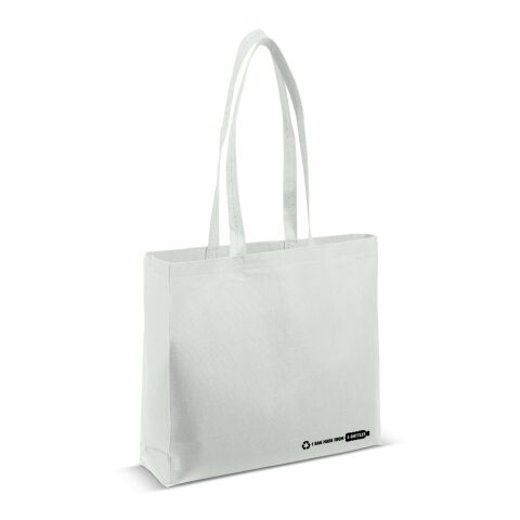 Bolsa blanca R-PET 100g/m² Blanco | sin montaje de publicidad | no disponible | no disponible | no disponible