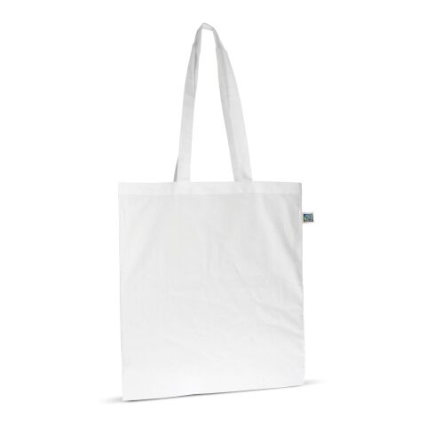 Bolsa Fairtrade larga 140g 38x42 Blanco | sin montaje de publicidad | no disponible | no disponible | no disponible