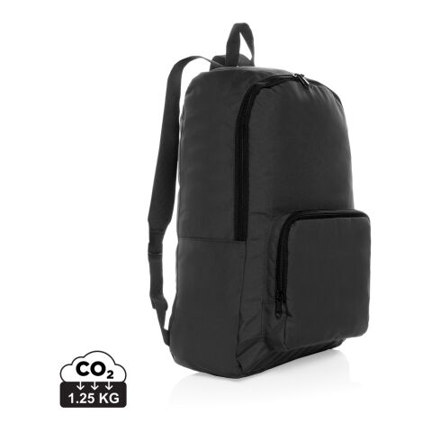 Mochila clásica plegable Dillon AWARE™ RPET negro | sin montaje de publicidad | no disponible | no disponible | no disponible