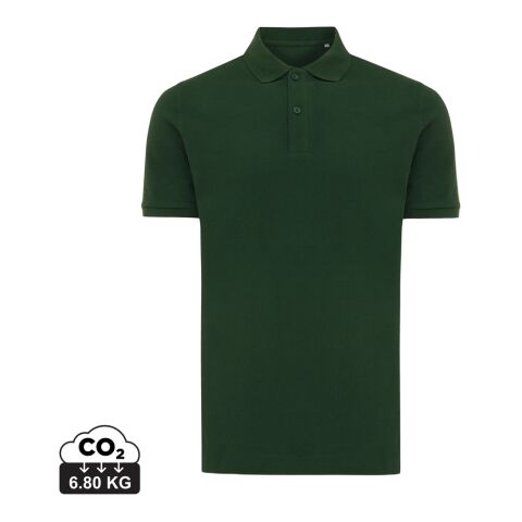 Polo Iqoniq Yosemite de algodón reciclado verde bosque | 5XL | sin montaje de publicidad | no disponible | no disponible | no disponible